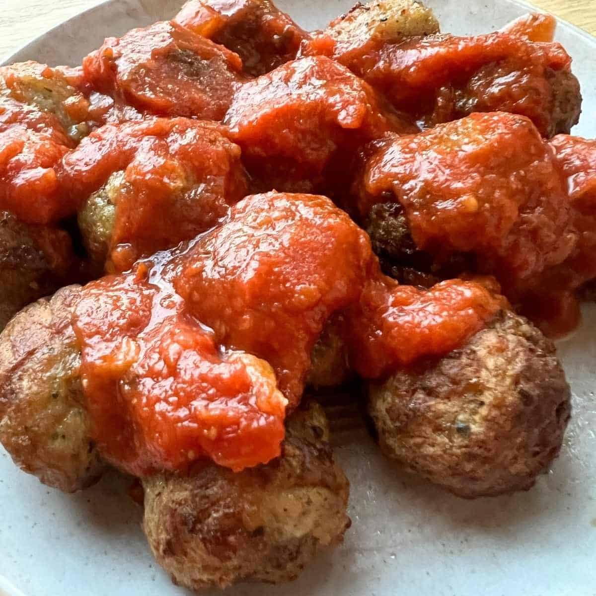 Air Fryer Frozen Meatballs