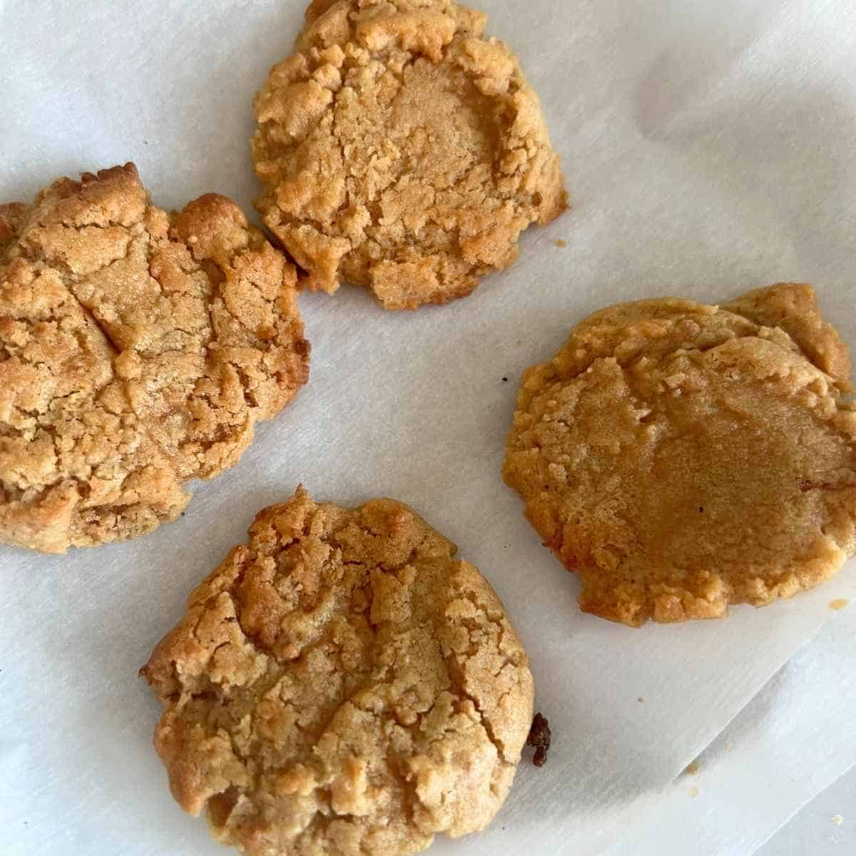 Air Fryer Peanut Butter Cookies