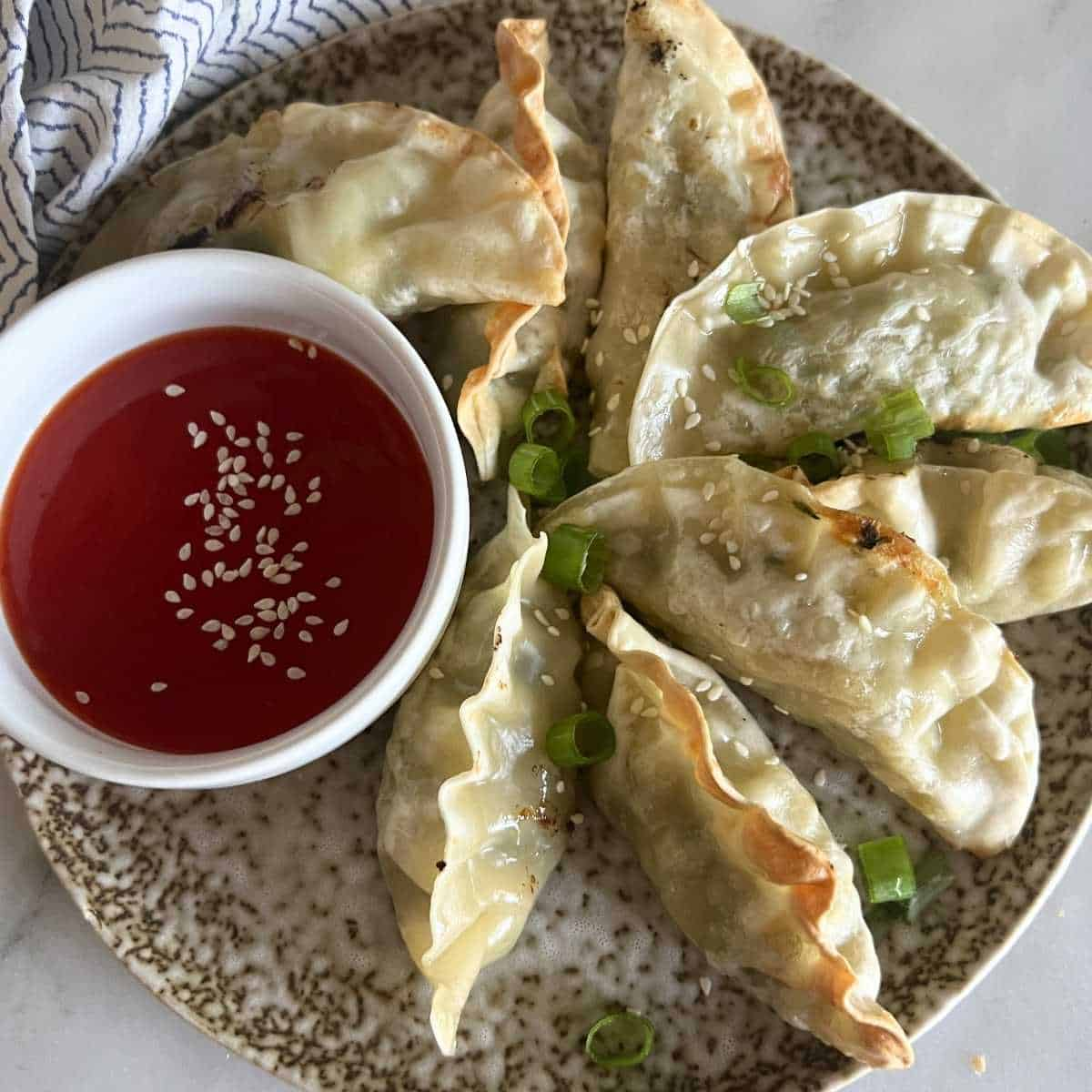 Air Fryer Frozen Potsickers
