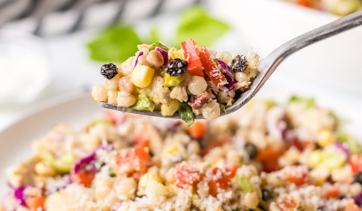 Chopped Chicken Couscous Salad
